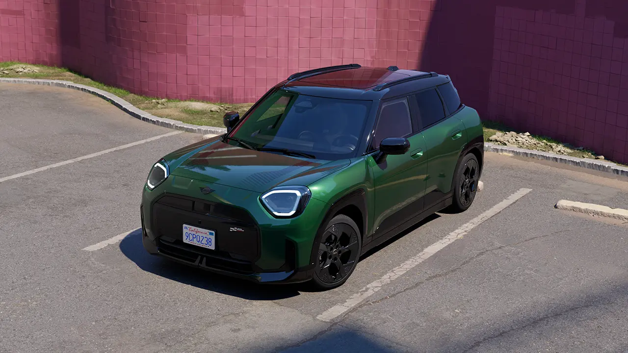Elektrické MINI Aceman – Pohled shora
