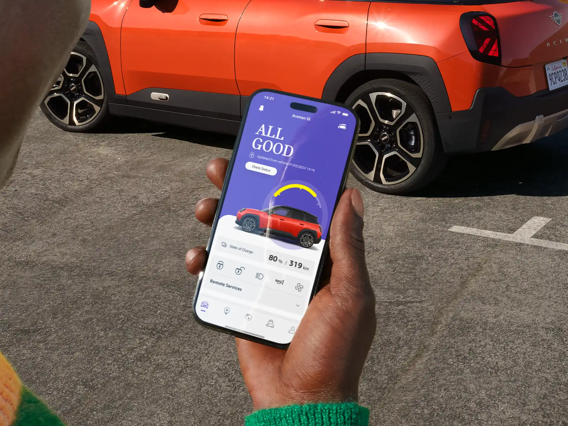 Elektrické MINI Aceman – Aplikace MINI
