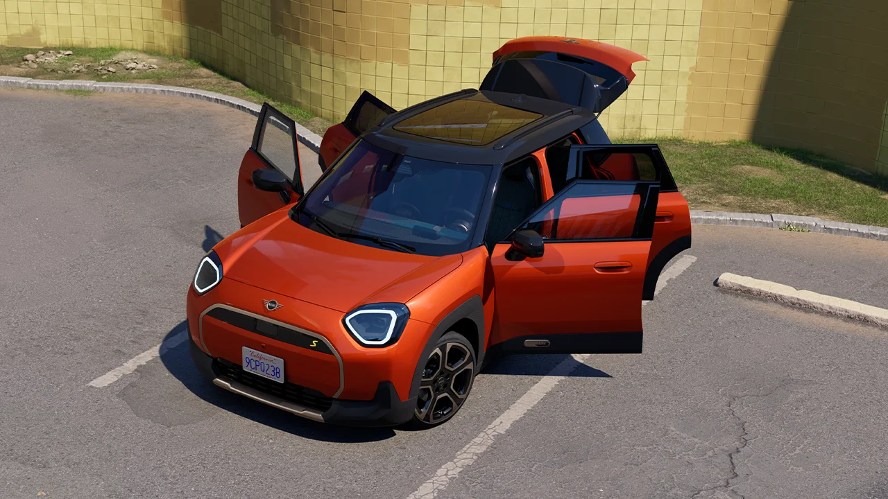 Elektrické MINI Aceman – Otevřené dveře