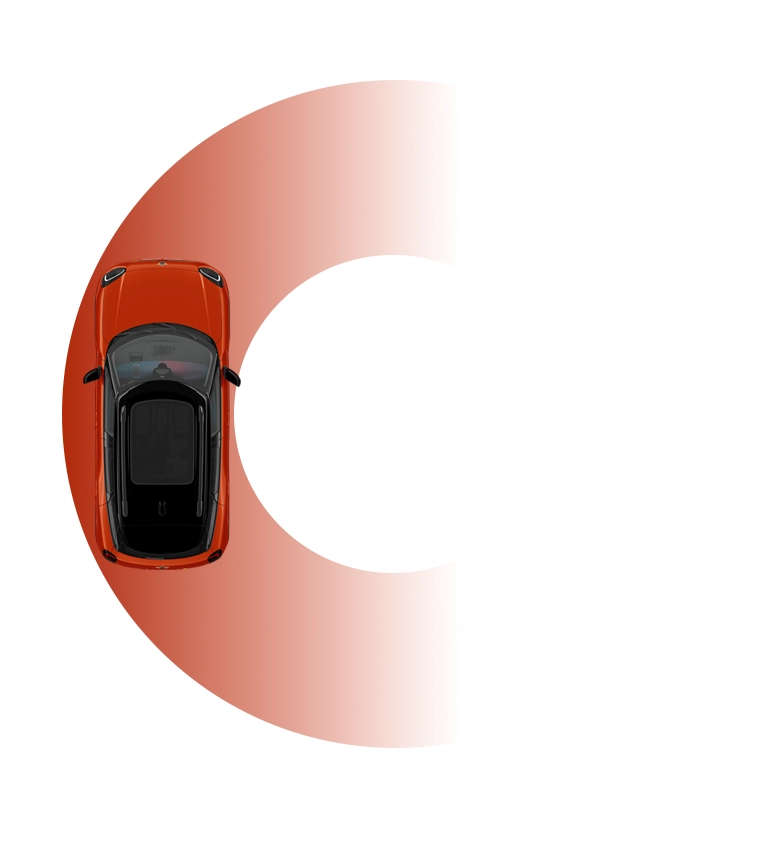 Elektrické MINI Aceman – Průměr otáčení