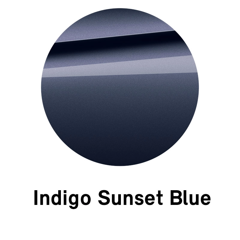 MINI – výbava – modrá indigo sunset blue