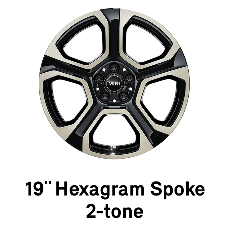 MINI – výbava – 17palcová kola hexagram spoke 2barevná