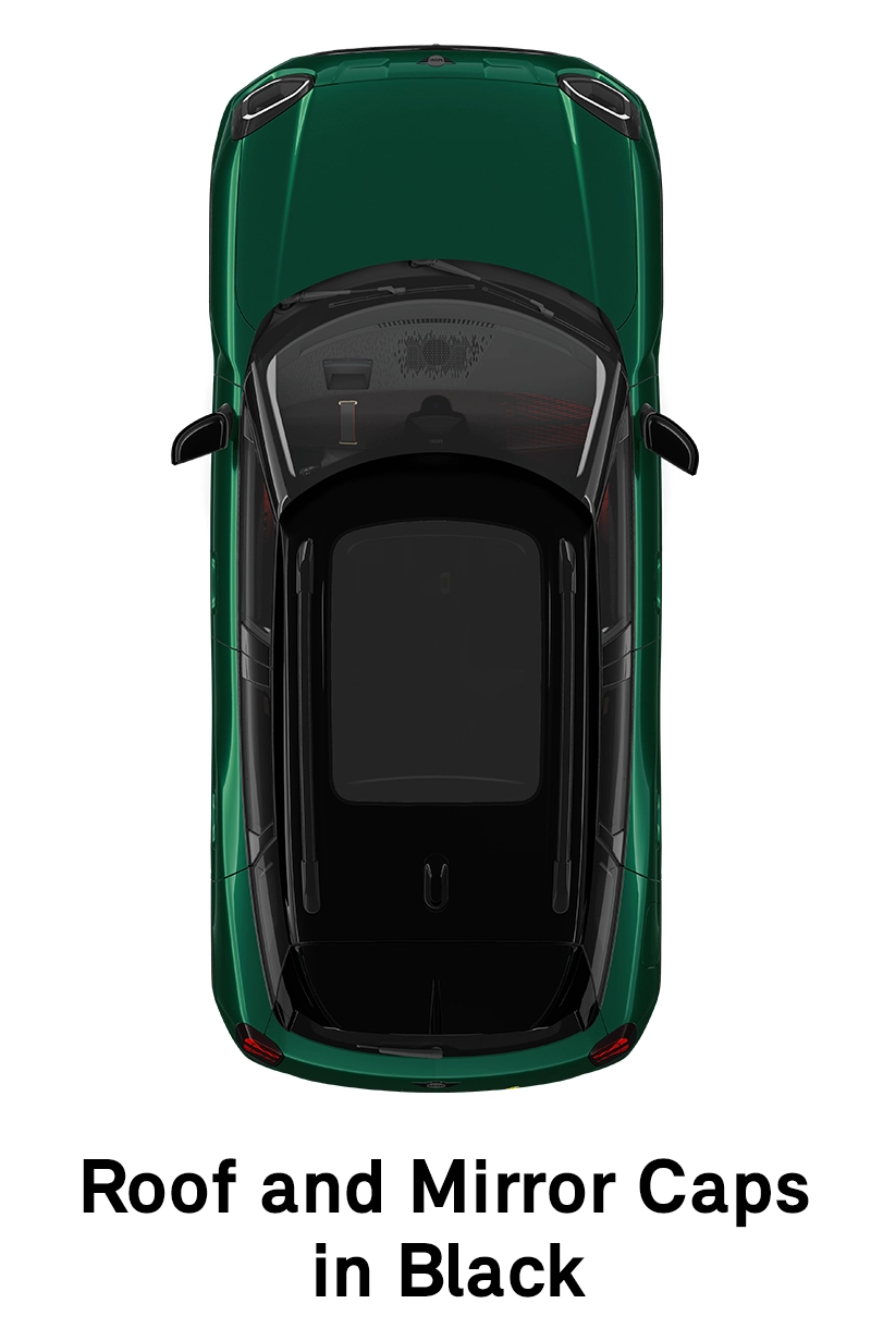  MINI – výbava – styl jcw černá střecha
