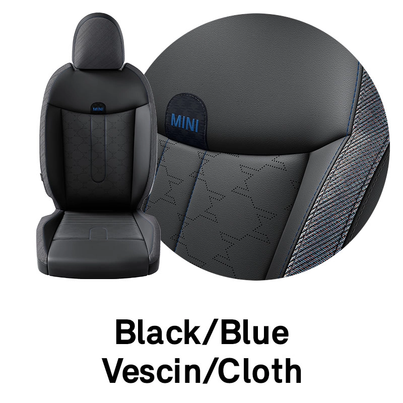 MINI – výbava – black/blue (černá/modrá) – vescin/látka