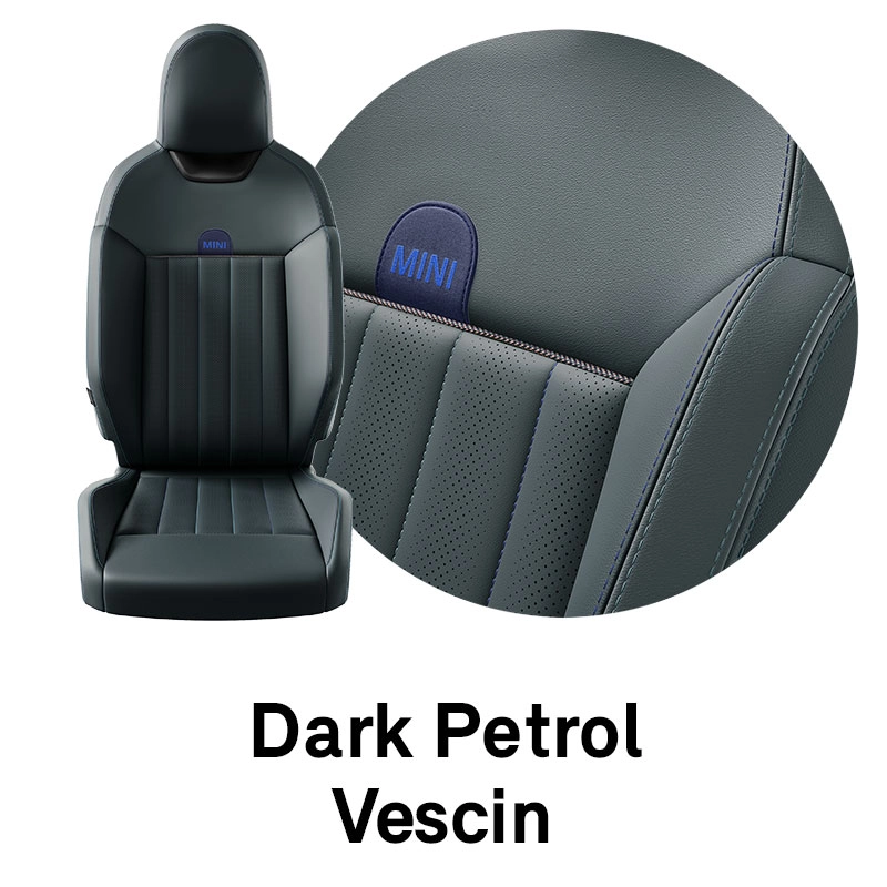 MINI – výbava – tmavě petrolejový vescin