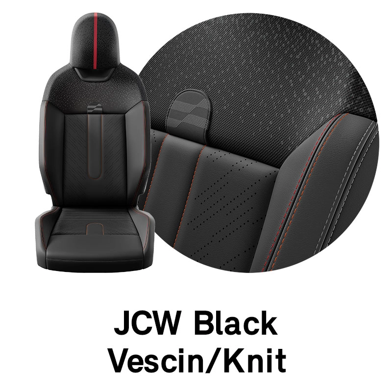 MINI – výbava – jcw černá vescin/úplet