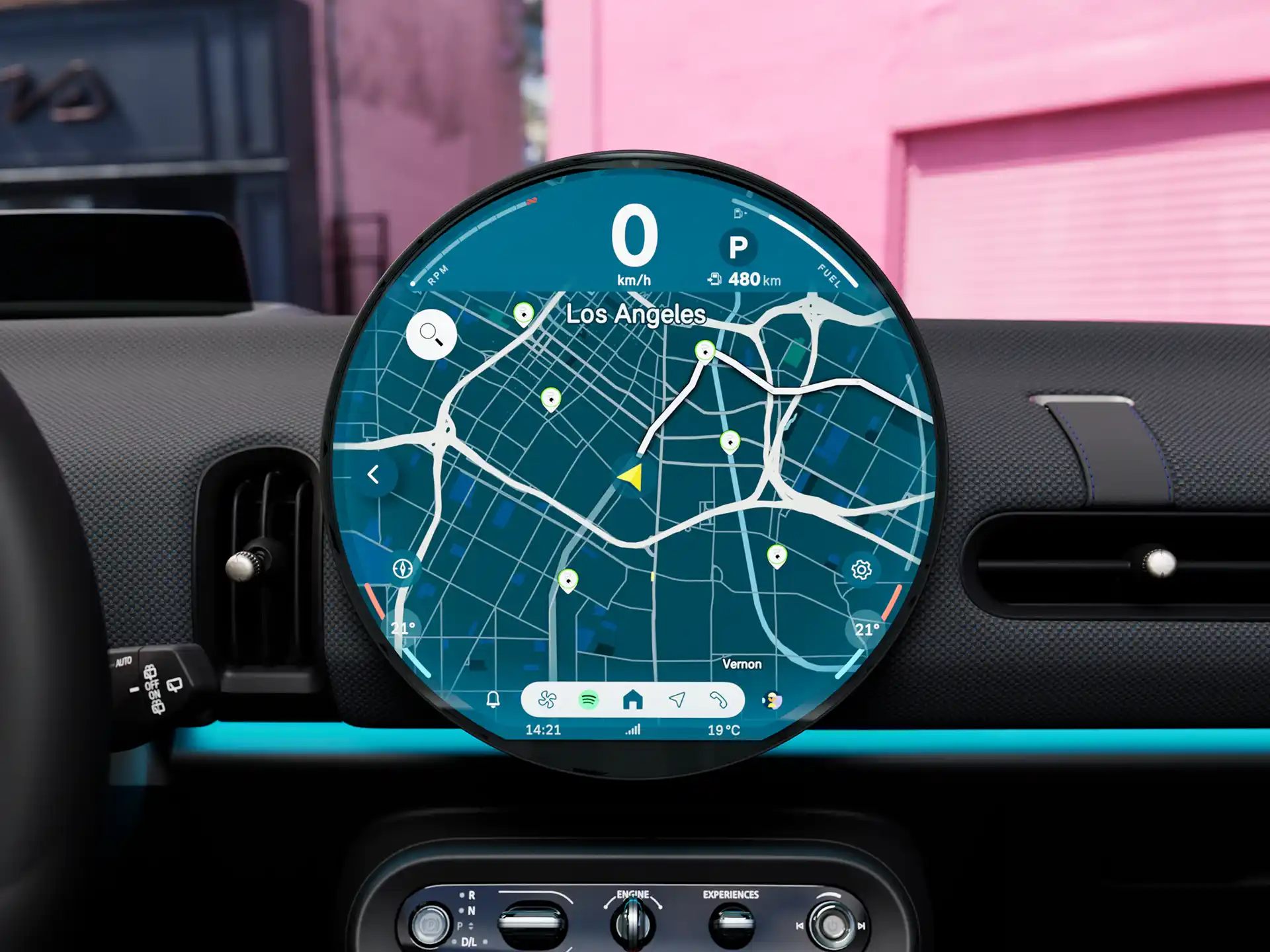 MINI Cooper 3dveřové – minimalistický OLED displej 
