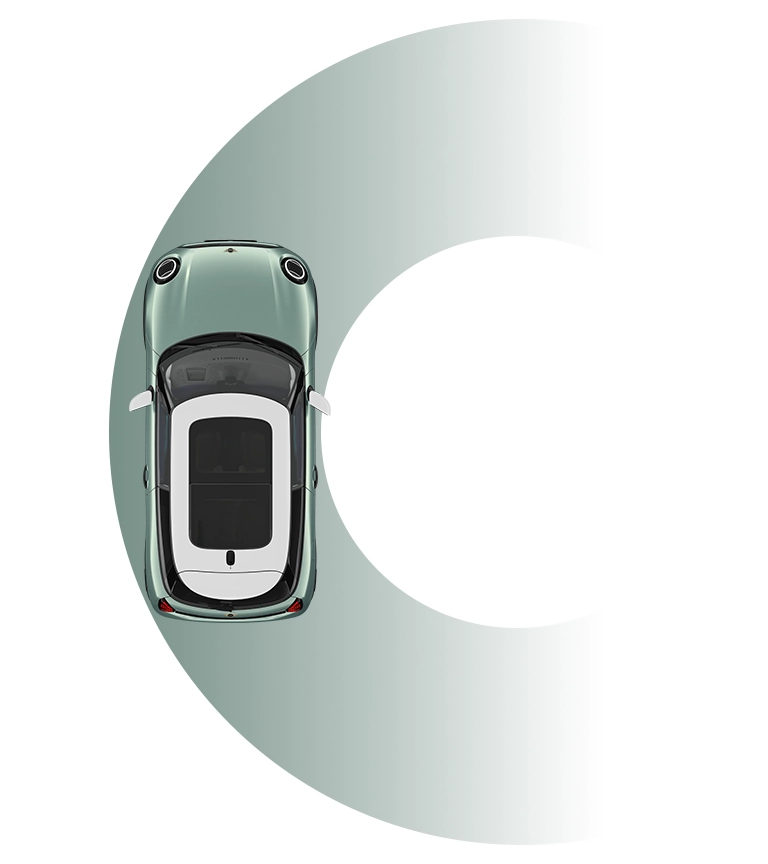 MINI Cooper 3dveřové – Průměr otáčení