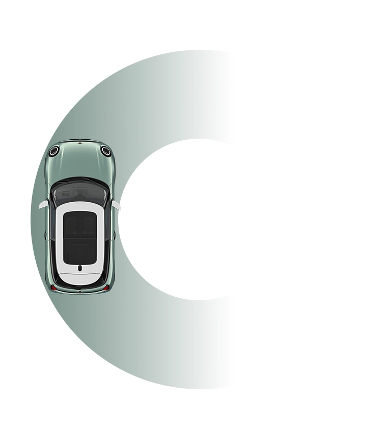 MINI Cooper 3dveřové – Průměr otáčení