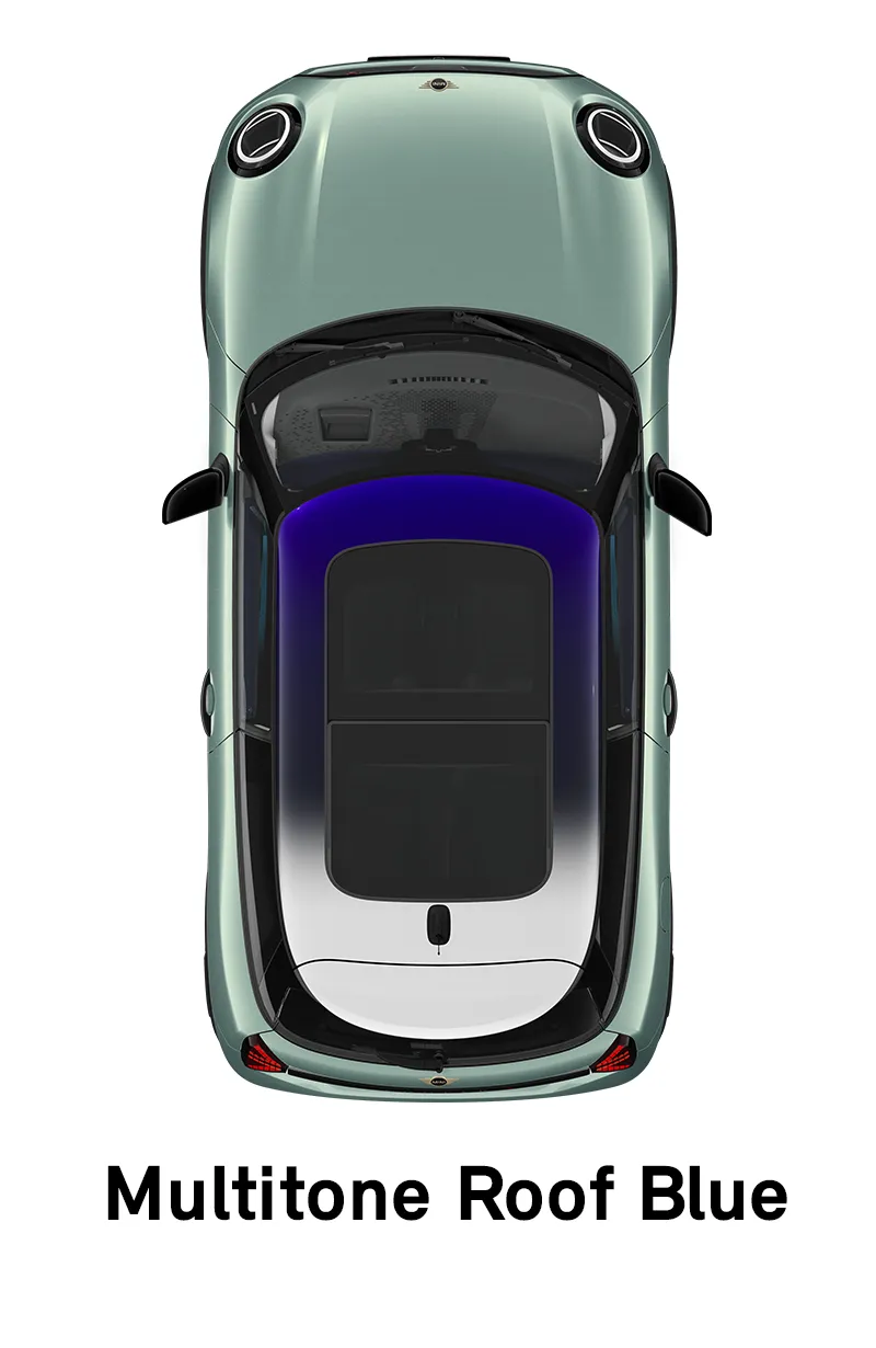  MINI – výbava – styl classic modrá střecha multitone