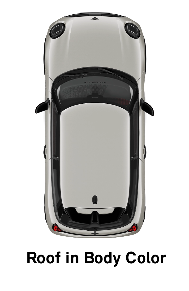  MINI – výbava – styl jcw střecha v barvě karoserie