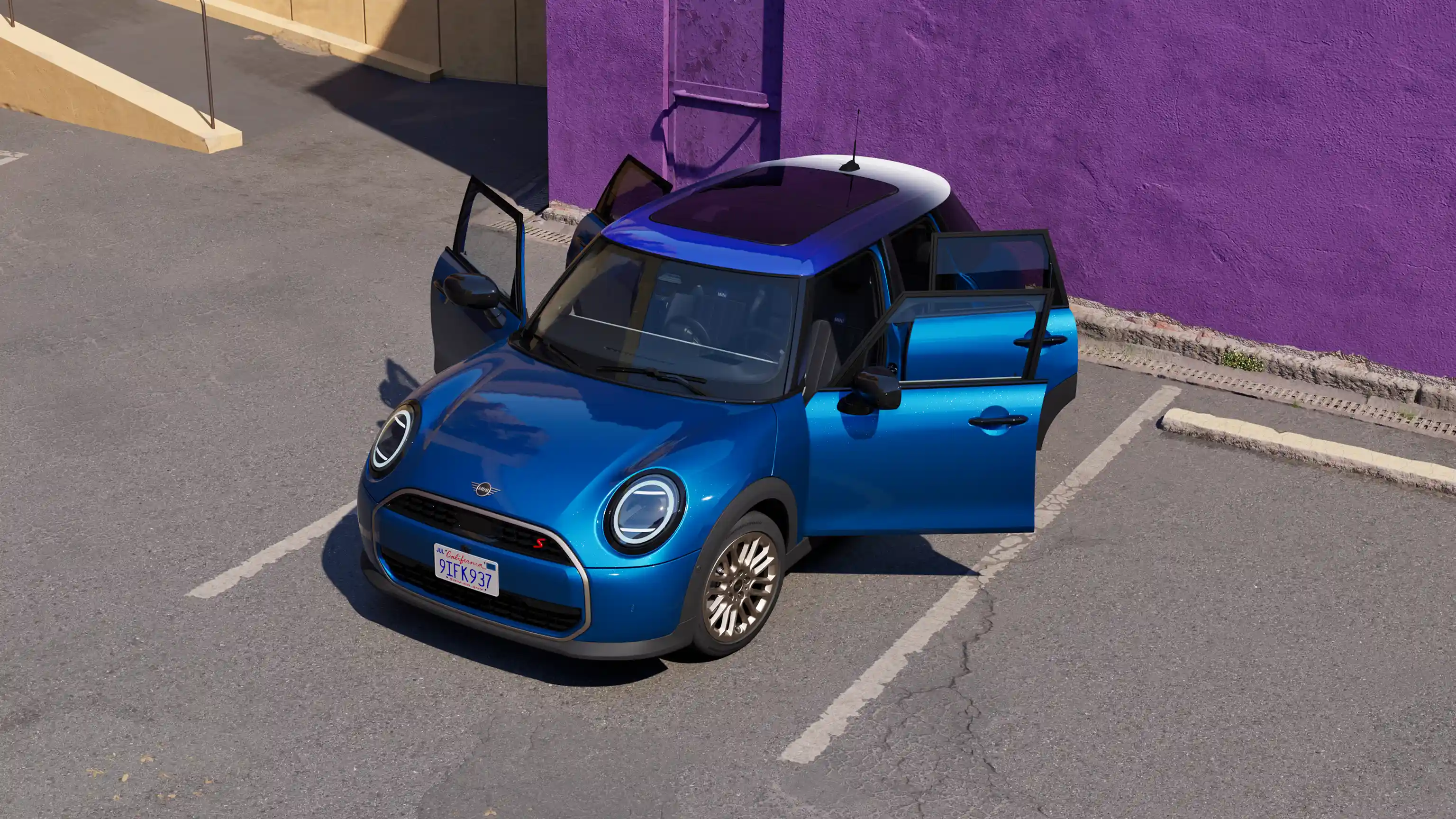 MINI Cooper 5dveřové – Otevřené dveře