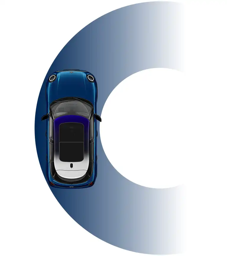MINI Cooper 5dveřové – Průměr otáčení