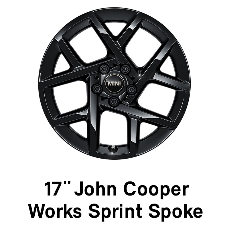 MINI – výbava – 18palcová kola JCW Sprint spoke black (černá)