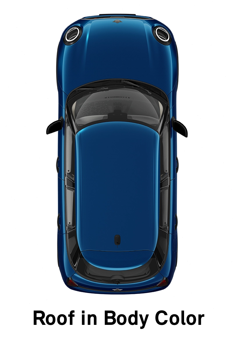 MINI – výbava – styl favoured střecha v barvě karoserie