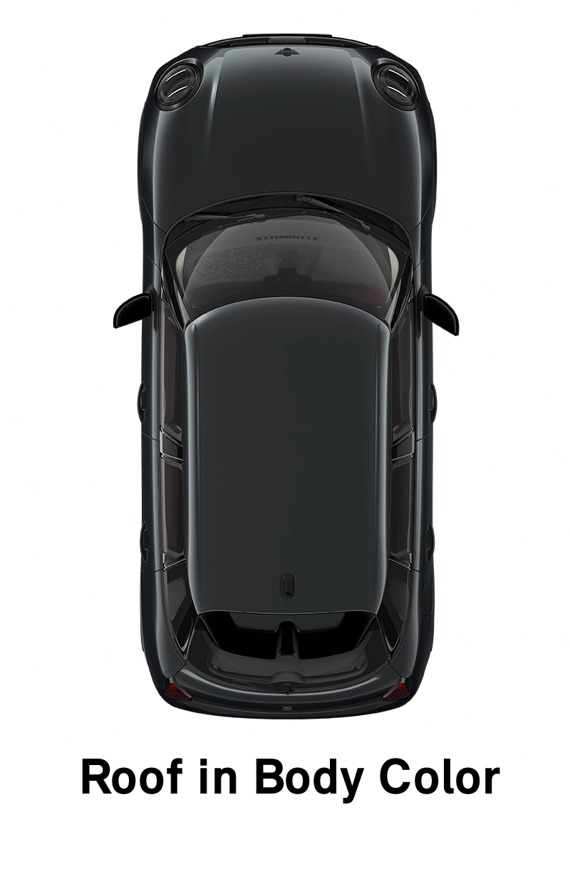  MINI – výbava – styl jcw střecha v barvě karoserie