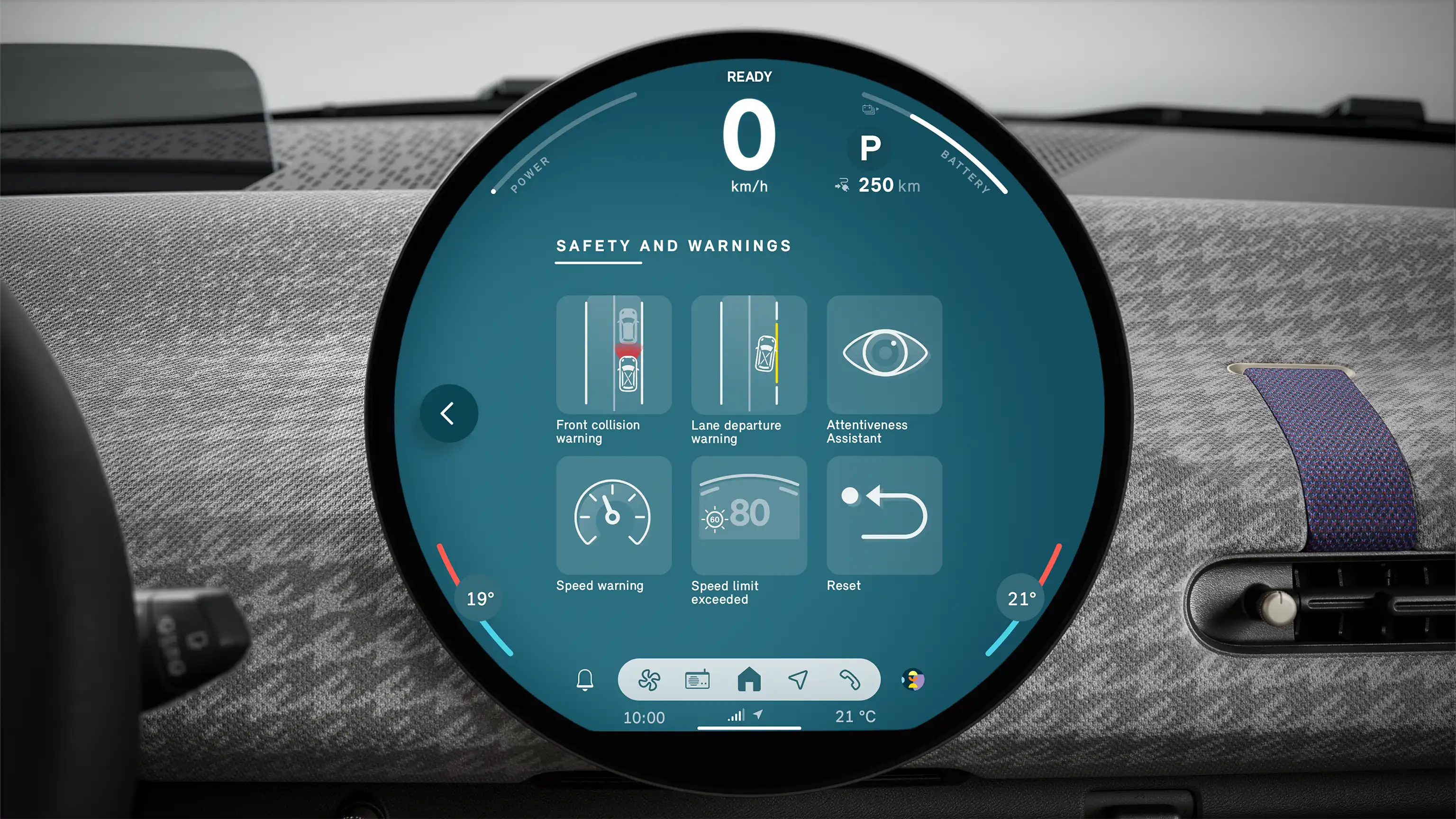Elektrické MINI Cooper – Asistenční systémy