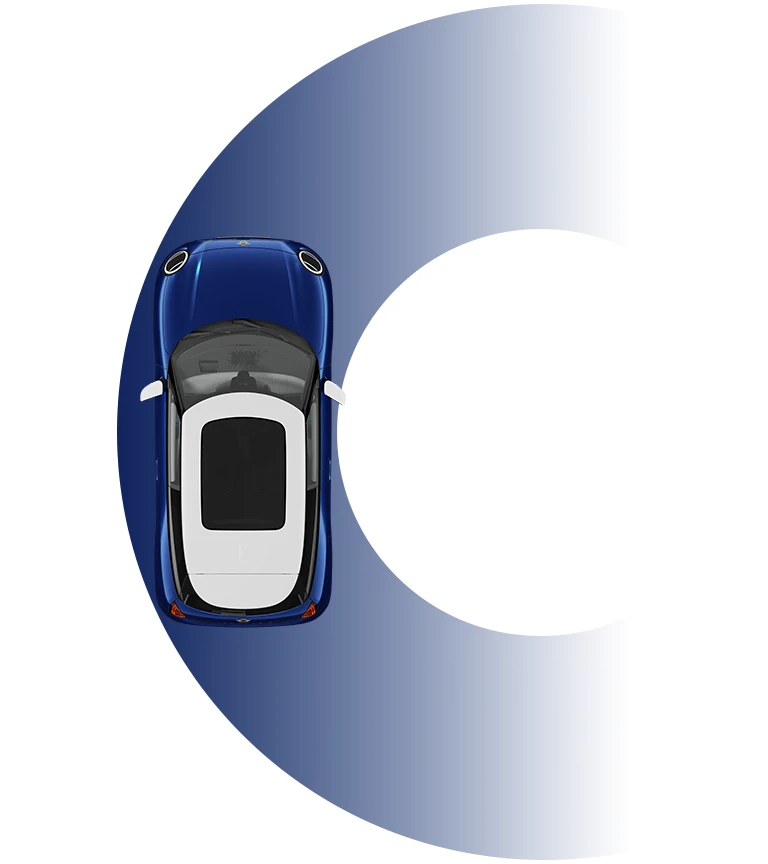 Elektrické MINI Cooper – Průměr otáčení