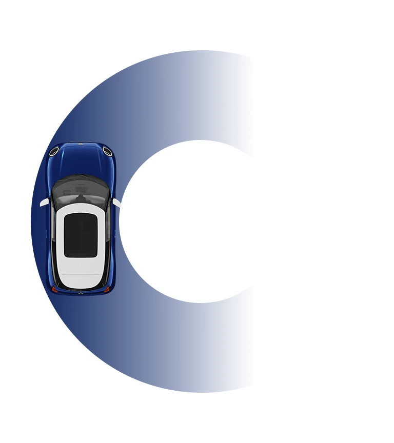 Elektrické MINI Cooper – Průměr otáčení