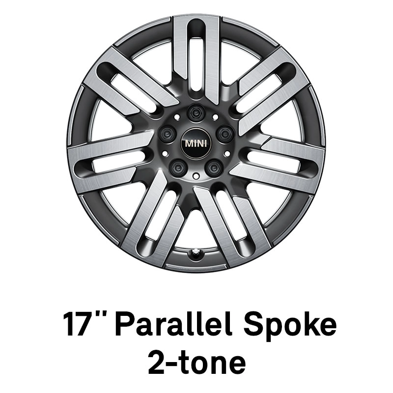 MINI – výbava – 17palcová kola parallel spoke 2barevná