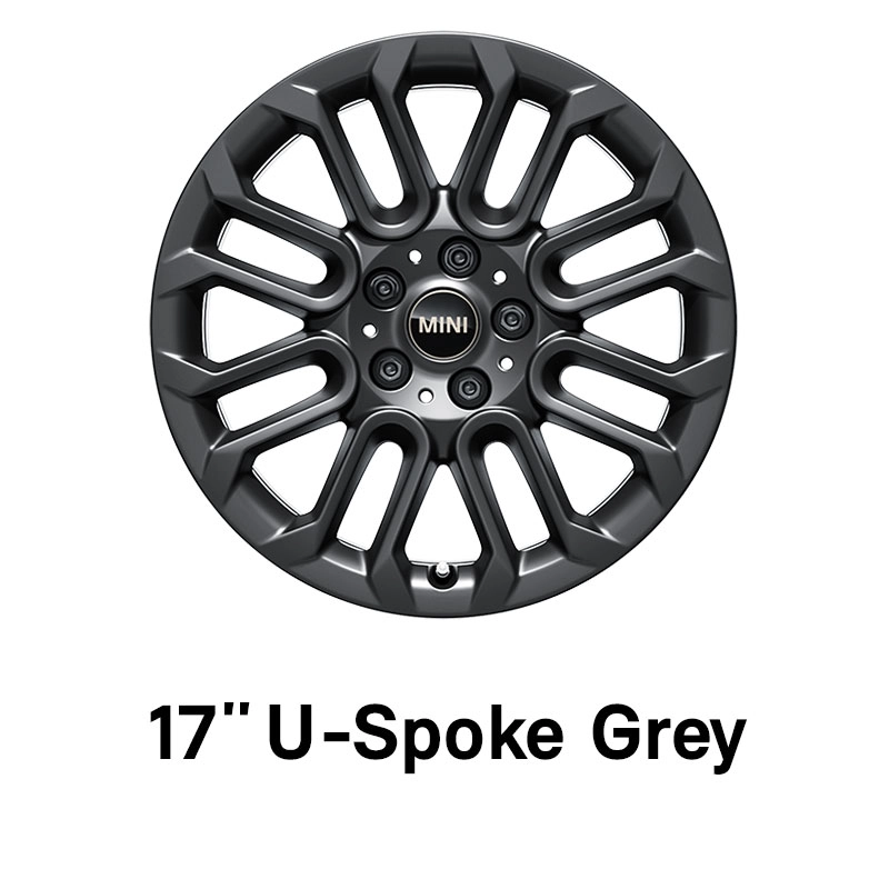 MINI – výbava – 17palcová kola U-Spoke Grey