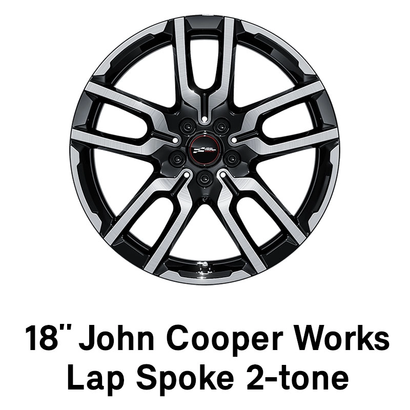 MINI – výbava – 18palcová JCW Lap Spoke 2barevná