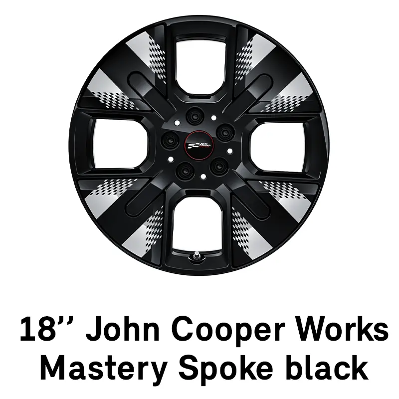 MINI – výbava – 18palcová kola JCW Mastery Spoke černá