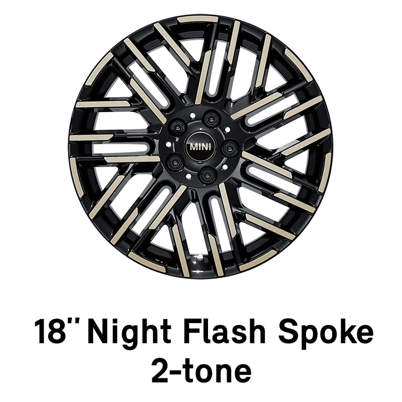 MINI – výbava – 18palcová kola flash spoke 2barevná
