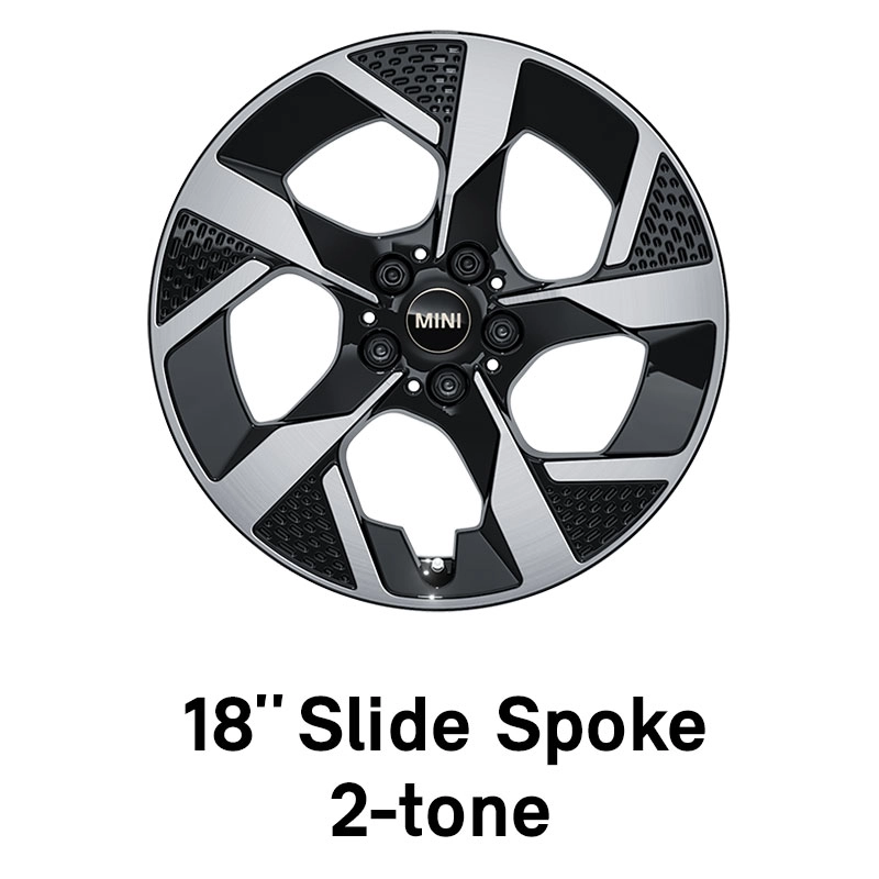 MINI – výbava – 18palcová kola slide spoke 2barevná