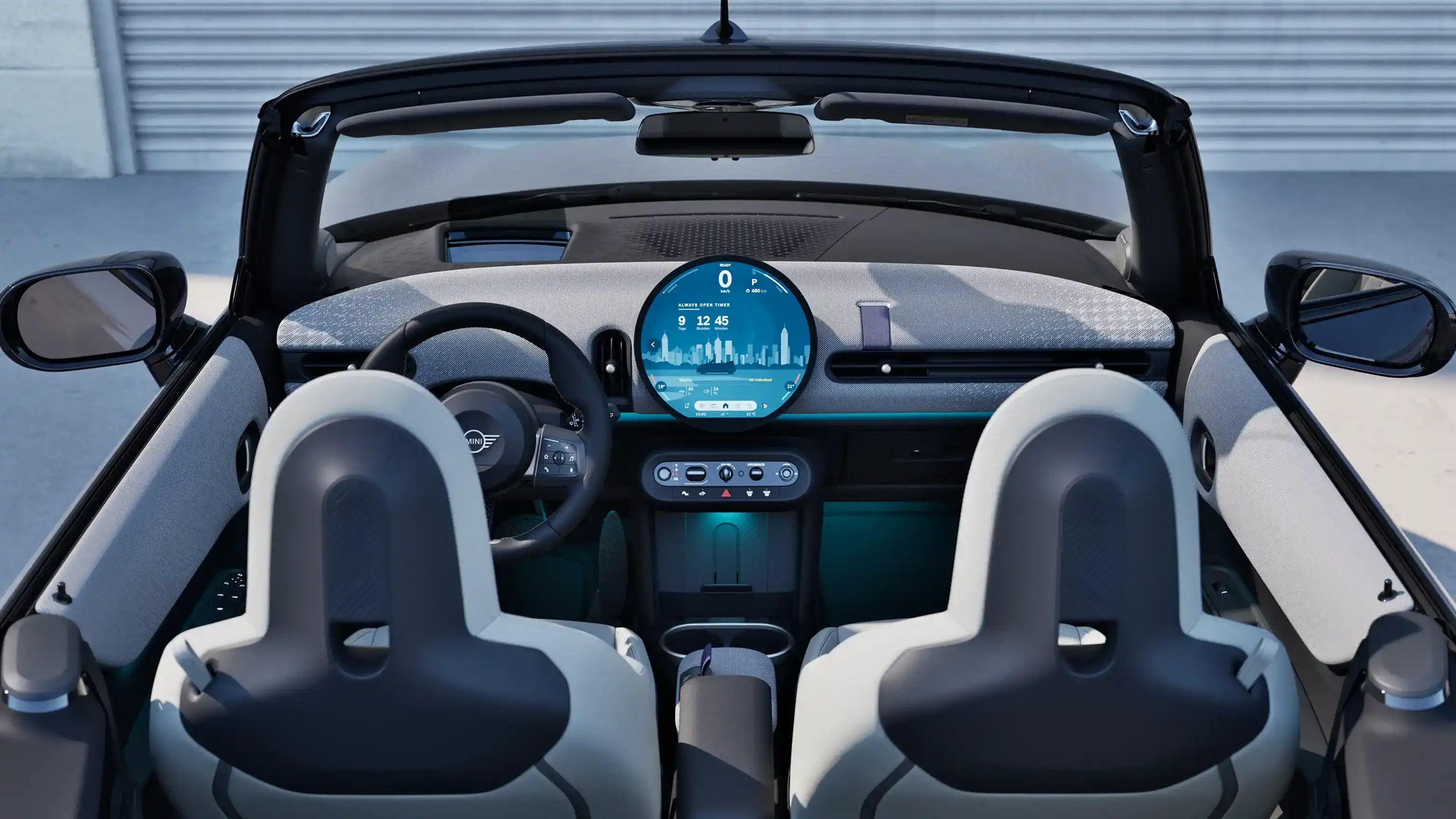 MINI Cooper Cabrio – interiér – galerie režimů experience – osobní asistent
