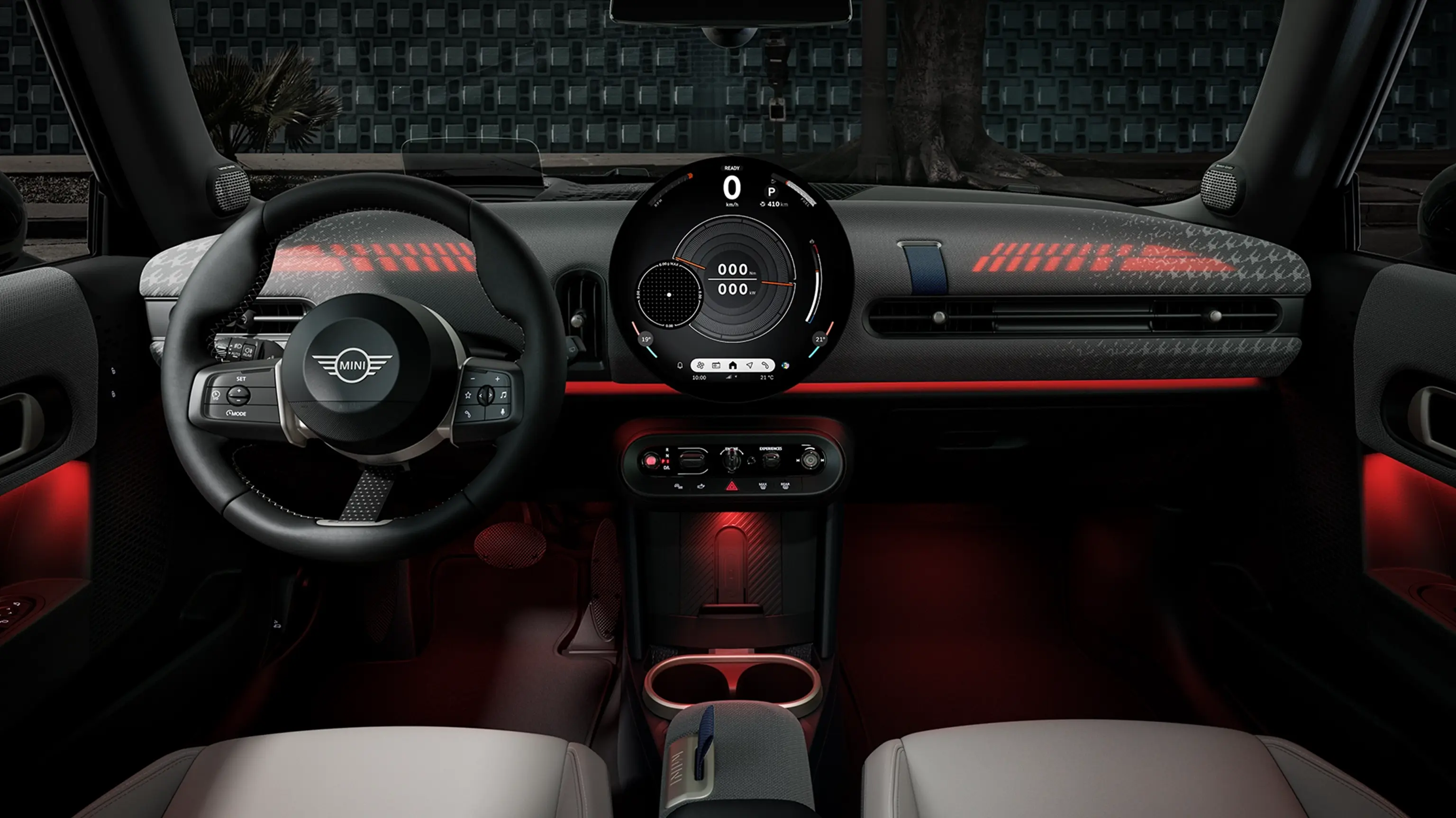 MINI Cooper Cabrio – interiér – galerie režimů experience – média