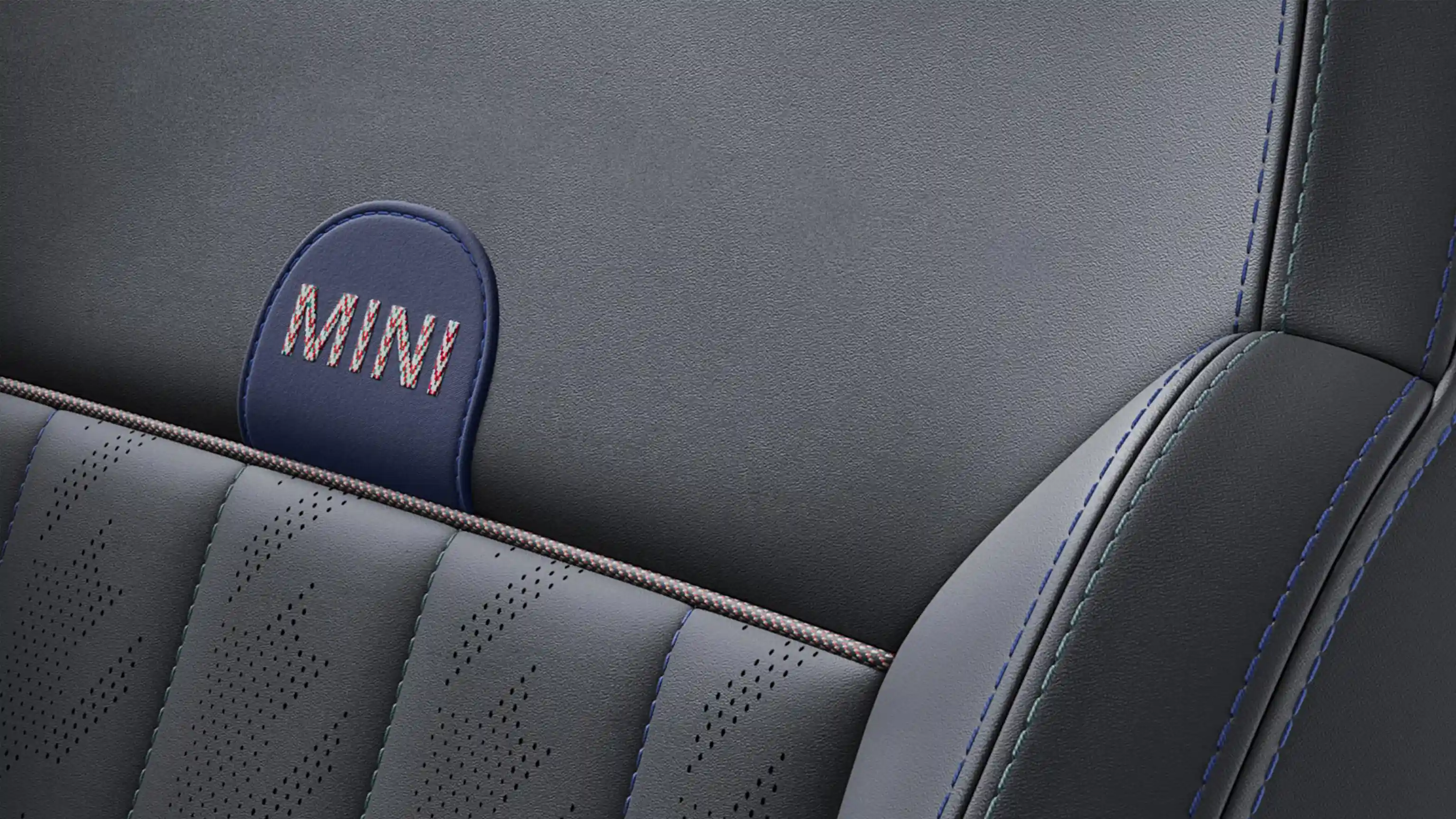 MINI Cooper Cabrio — interiér — galerie — čalounění sedadel Classic