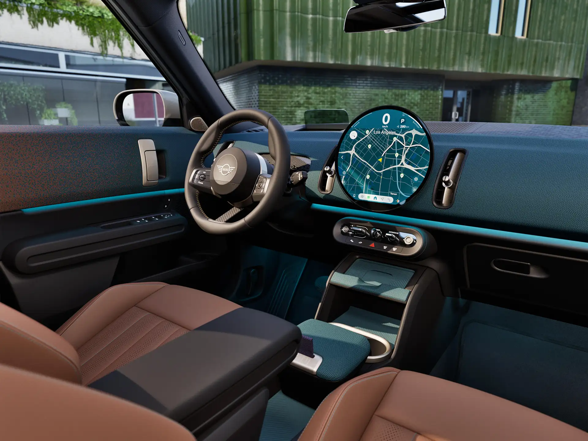 Elektrické MINI Countryman – Design interiéru