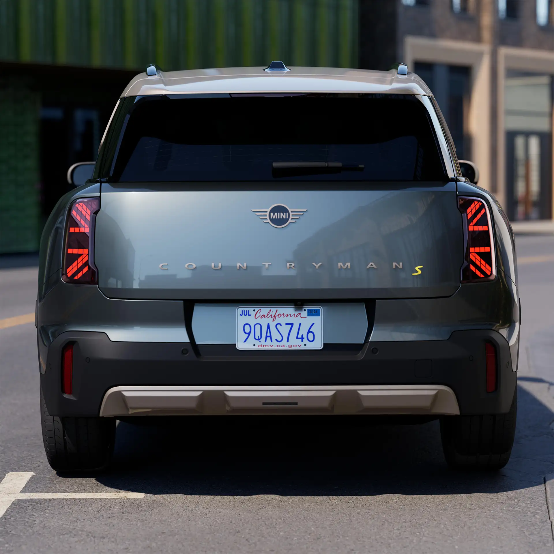 Elektrické MINI Countryman – Záď