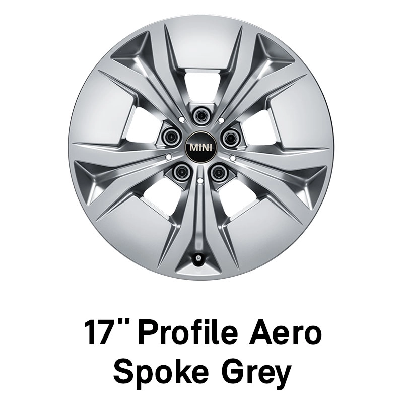 MINI – výbava – 17palcová kola profile aero spoke šedá