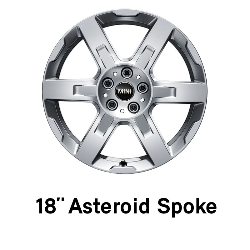 MINI – výbava – 18palcová kola asteroid spoke