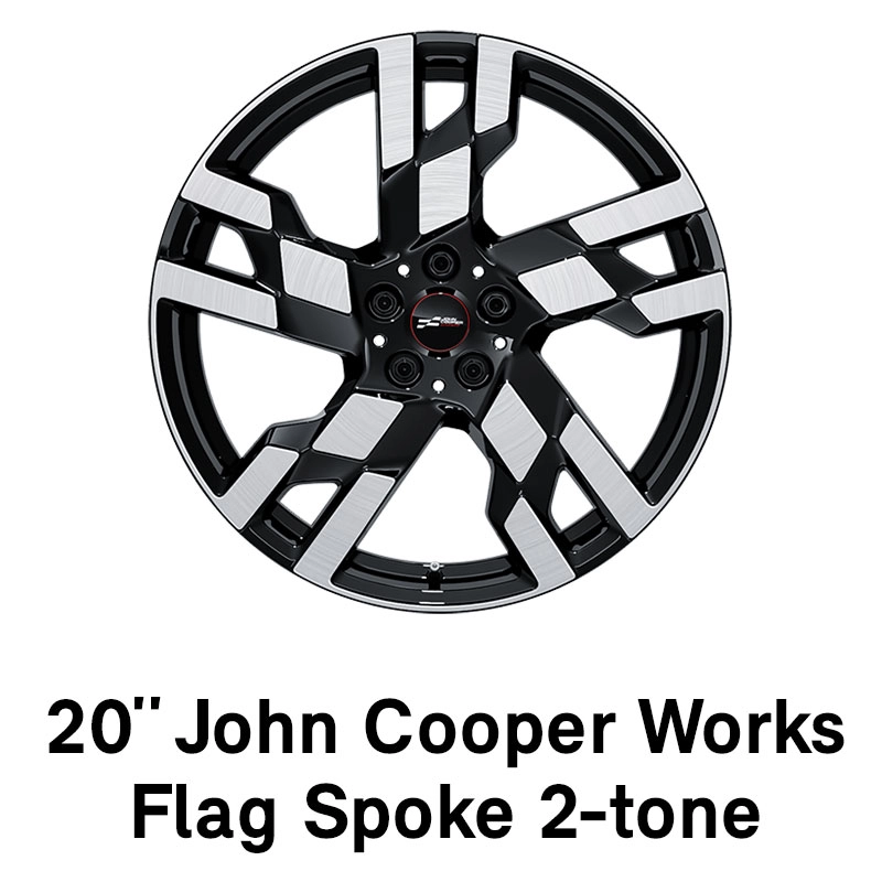 MINI – výbava – 20palcová JCW flag spoke 2barevná