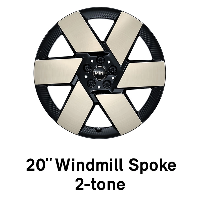 MINI – výbava – 20palcová kola Windmill spoke 2barevná