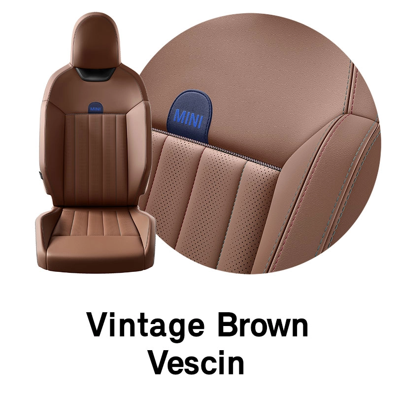 MINI – výbava – hnědá vintage vescin