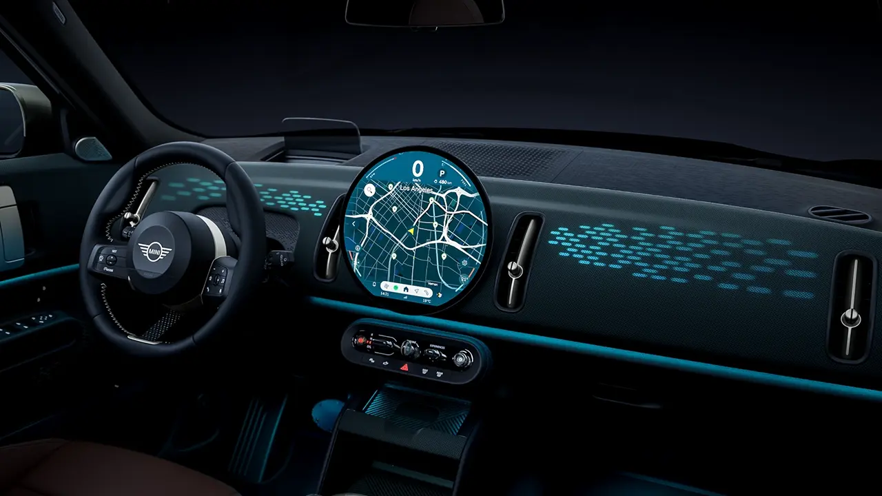 MINI Countryman – interiér – palubní deska