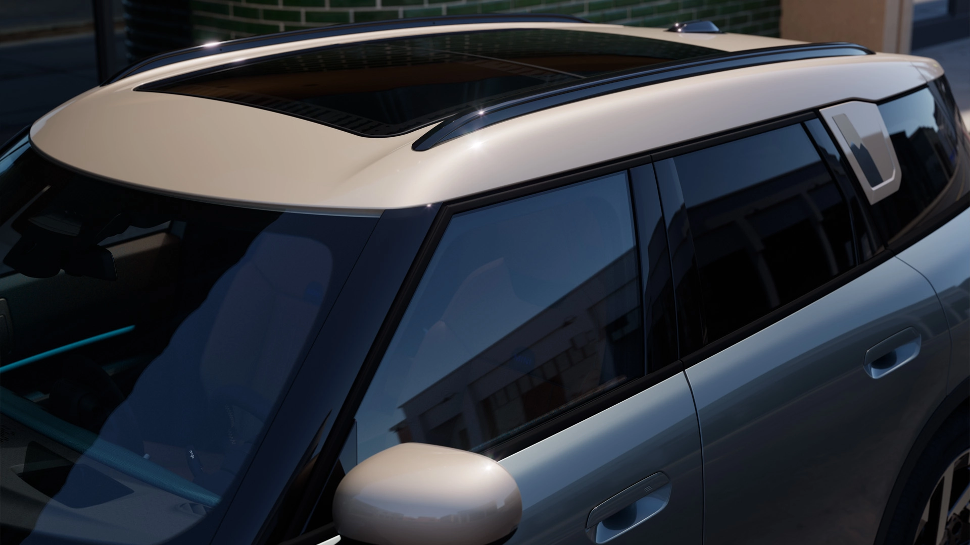 MINI Countryman – exteriér – střešní ližiny