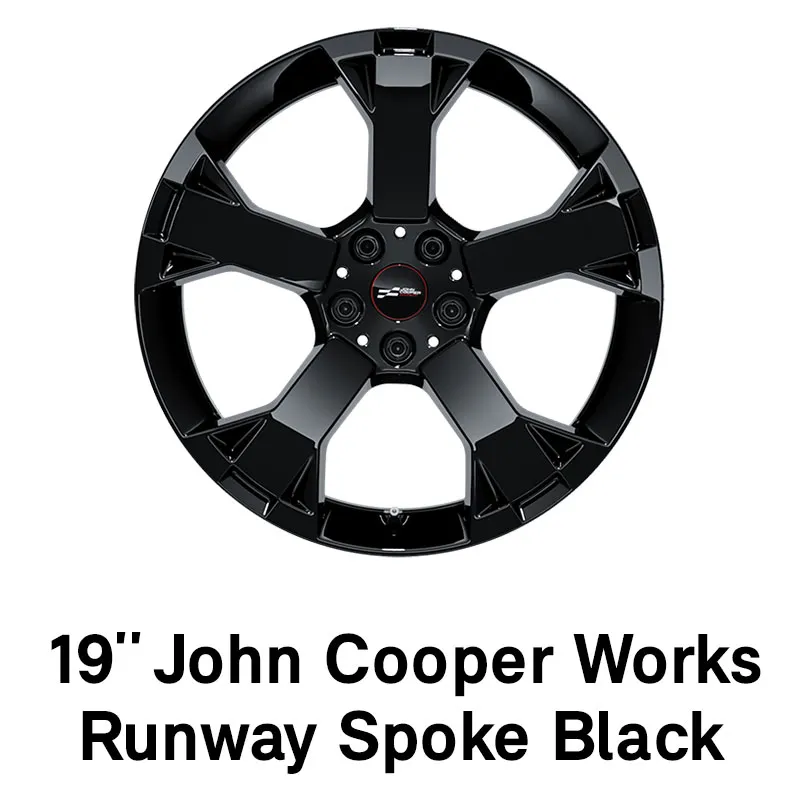 MINI – výbava – 18palcová kola JCW runway spoke černá