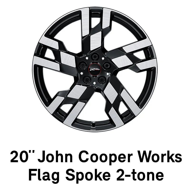 MINI – výbava – 20palcová JCW flag spoke 2barevná