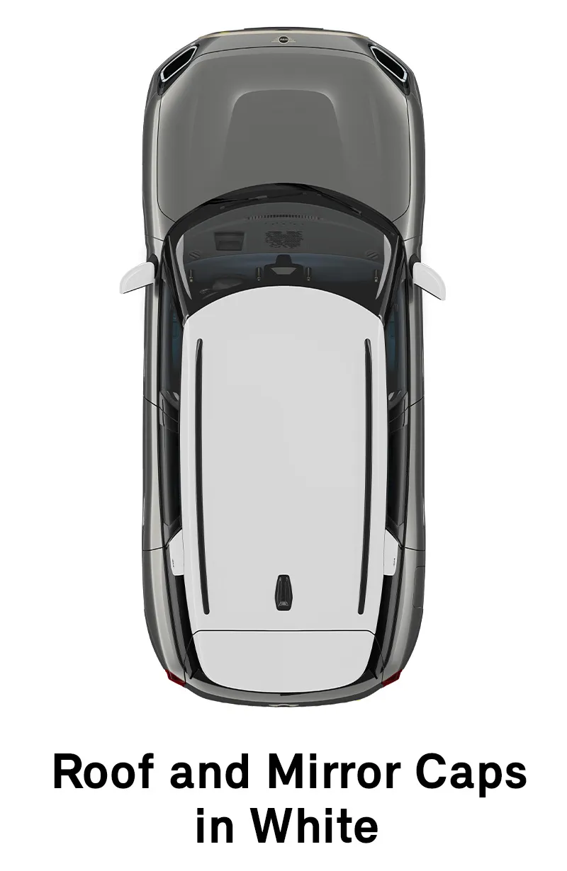  MINI – výbava – styl favoured střecha a kryty zrcátek bílé