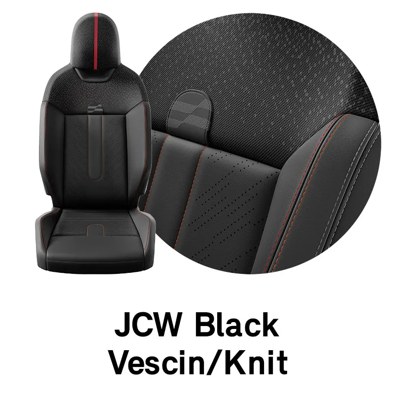 MINI – výbava – jcw černá vescin/úplet