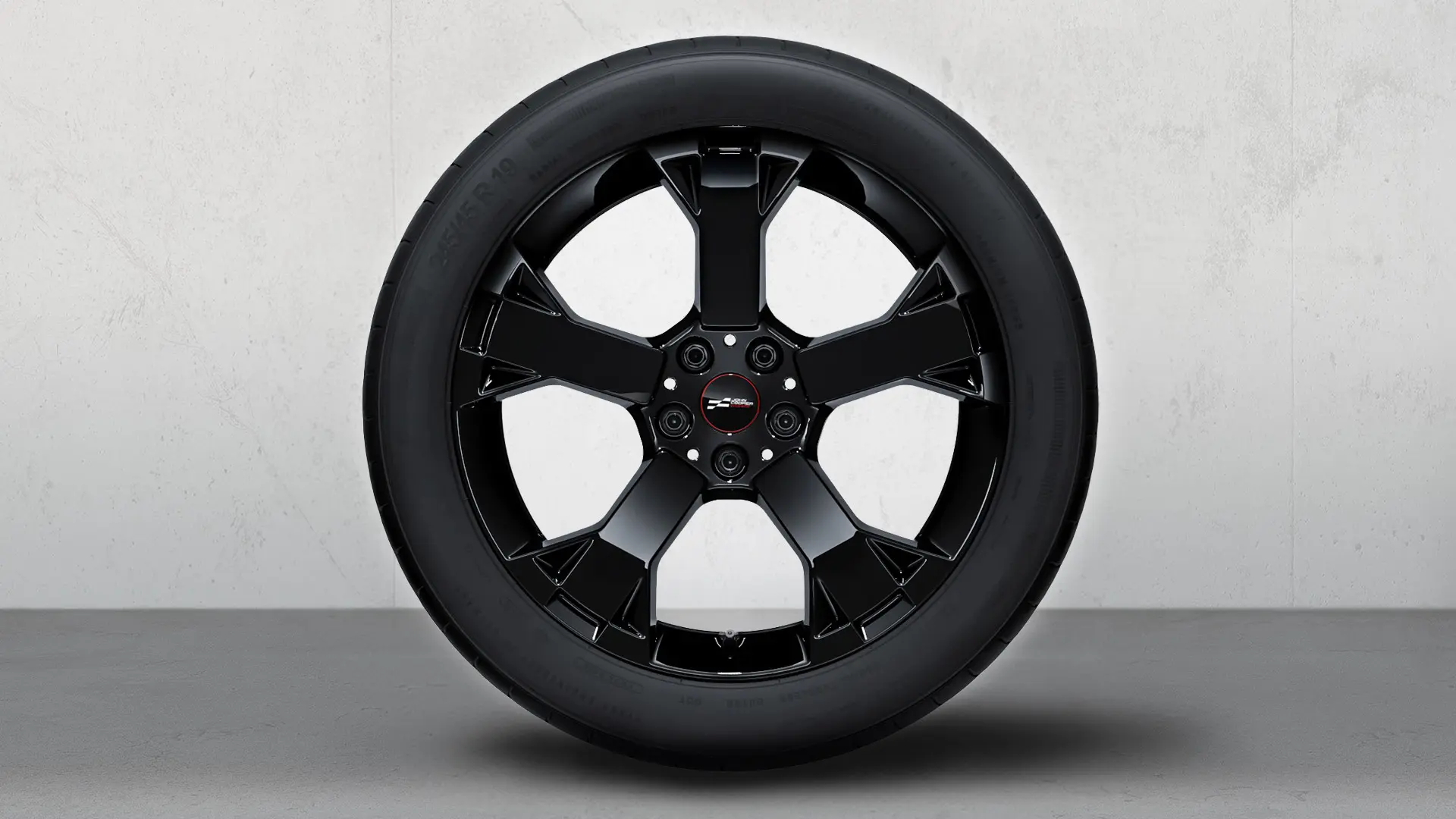 19" JCW kola z lehké slitiny Runway Spoke 948 (Jet Black, černá), sada kompletních letních kol
