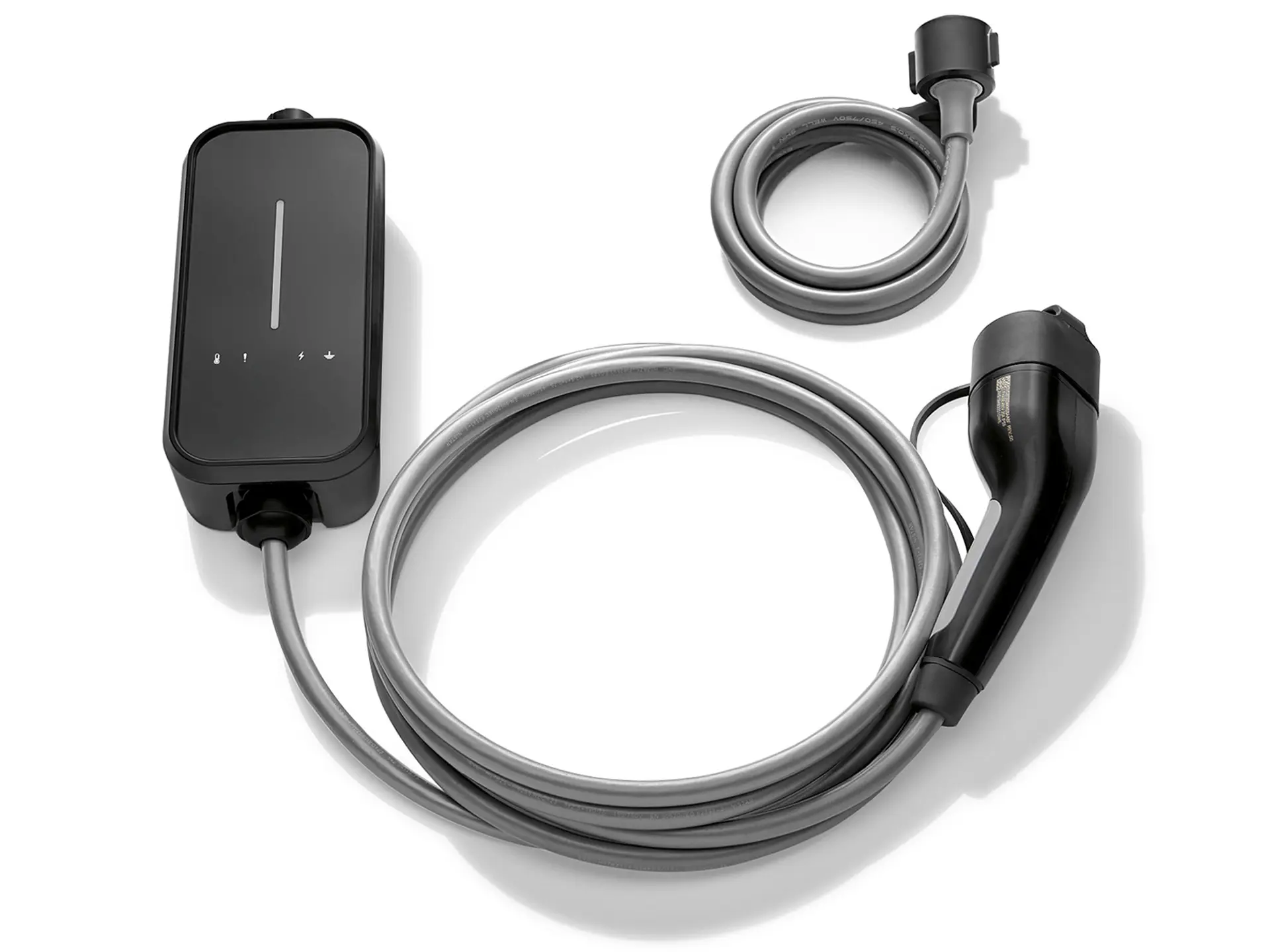 Nabíječka MINI Flexible Fast Charger 2.0 pro veřejné nabíjení, samostatně stojící.