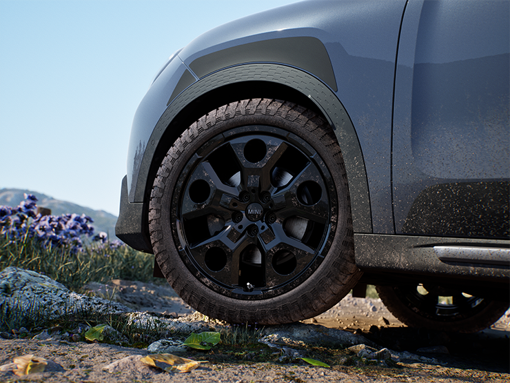 Fotografie kol MINI Countryman Untamed Edition.