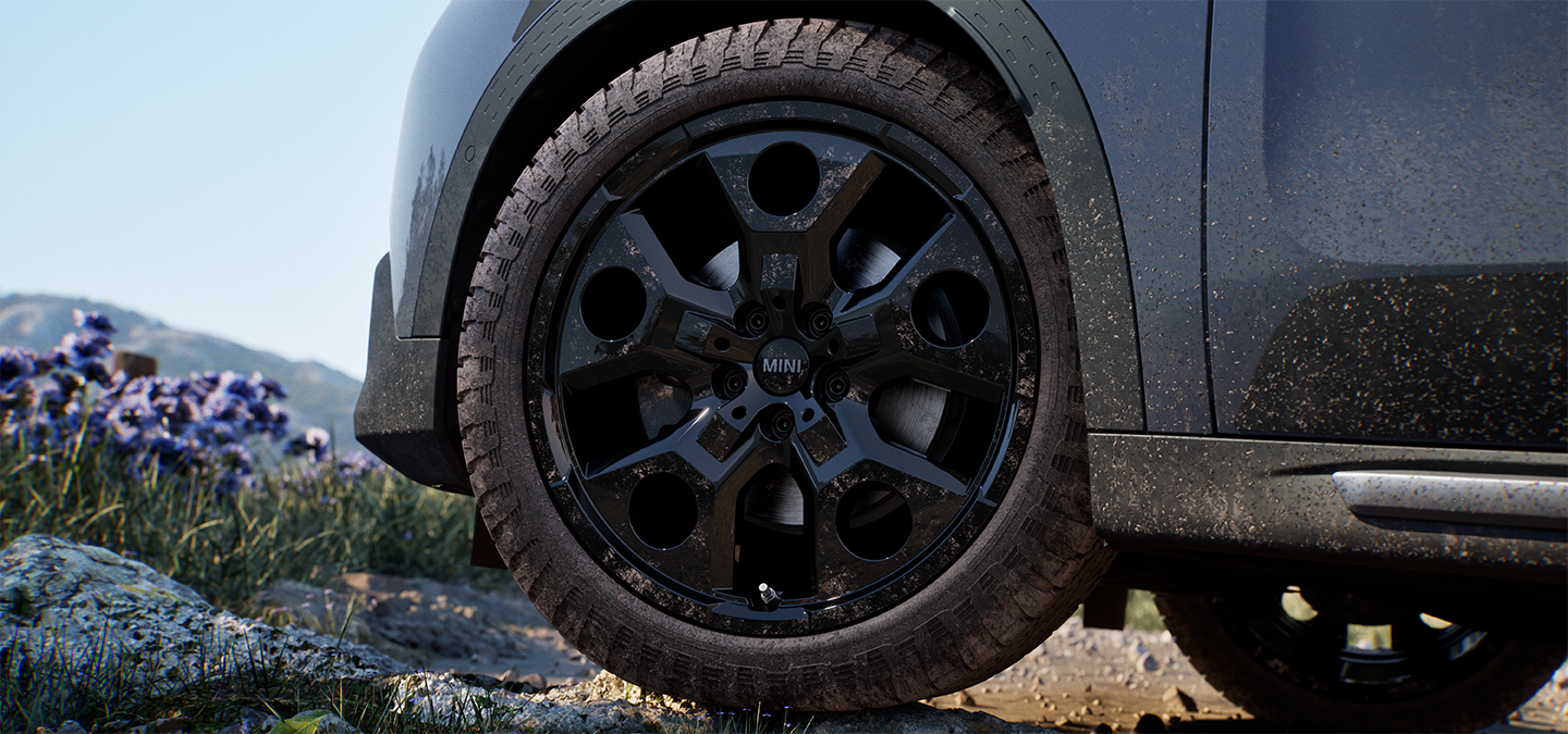 Fotografie kol MINI Countryman Untamed Edition.
