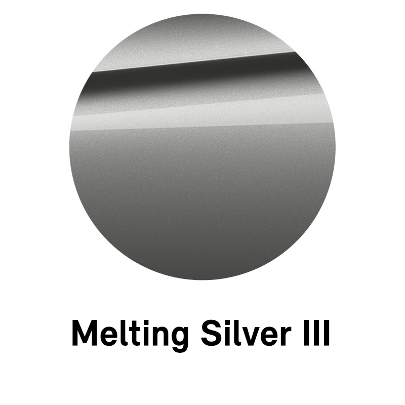 MINI lak: Melting Silver (stříbrná)
